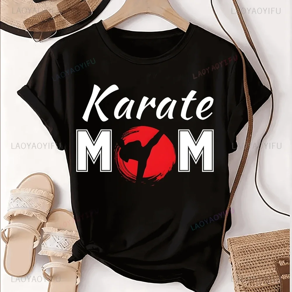

Karate Lover Printed T-shirt Top Karate Neutral Trend Harajuku Short Sleeve Unisex Shirt Pattern Large Cotton T-shirt