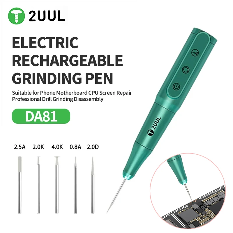 

Electric polishing pen CPU PCB IC screen repair, polishing, disassembly and tool suitable for mobile phone motherboard2UUL DA81