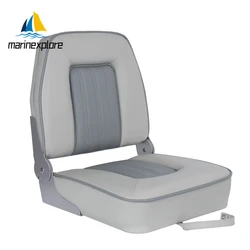 Marine Fishing pro Folding Boat Seat PVC Casting Deck Chair Accessory for Lanchas Boats And Speedboats - Adjustable Boat Seat