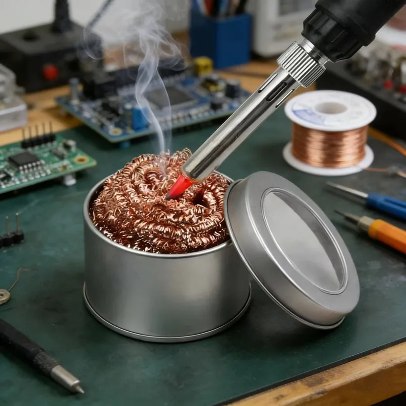 

Шарик для очистки паяльного жала, сетчатый фильтр для паяльника, очиститель для наконечников, шарик для удаления металлической шлаки, медный проволочный очиститель, шарик для очистки металлических отложений