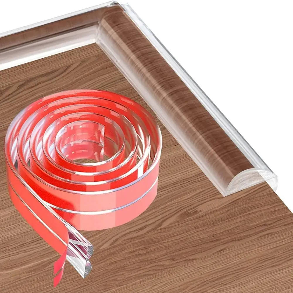 

Transparent Baby Proofing Self Adhesive Soft Corner Guard Strip Household Sharp Corner Furniture Bumper Kids Safety