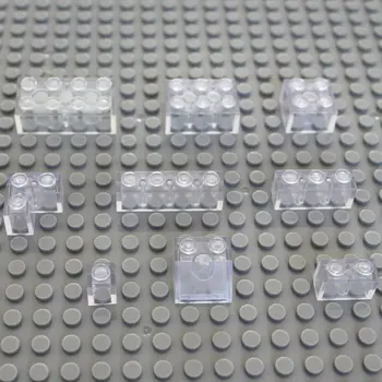 DIY經典積木零件 透明藍色人形積木 益智創意玩具 兒童玩具 1x1 1x2 2x2 2x4 10 最佳銷售 透明樂高 - №3