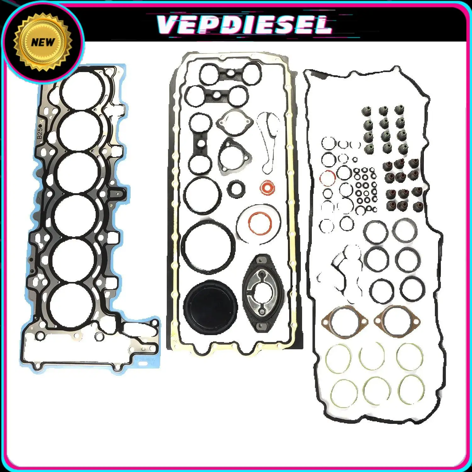 

Прокладка головки блока цилиндров 11127548921 11127526040 11137548031 11117587168 ДЛЯ BMW 323xi Z4 X3 N52B25 Комплект прокладок двигателя