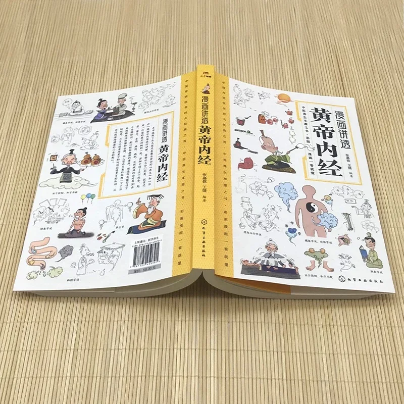 Comic Illustrated Huangdi Neijing Book 12‑Hour & 24 Solar Terms Health Preservation Wisdom Traditional Chinese Medicine Classic