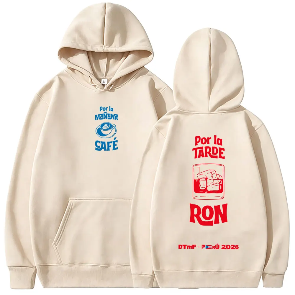 

Rapper Bad Bunny Hoodie DeBi TiRAR MaS FOToS DTMF Merch 2026 Streetwear Men Fashion Hip Hop Hoodies Unisex Oversized Sweatshirt