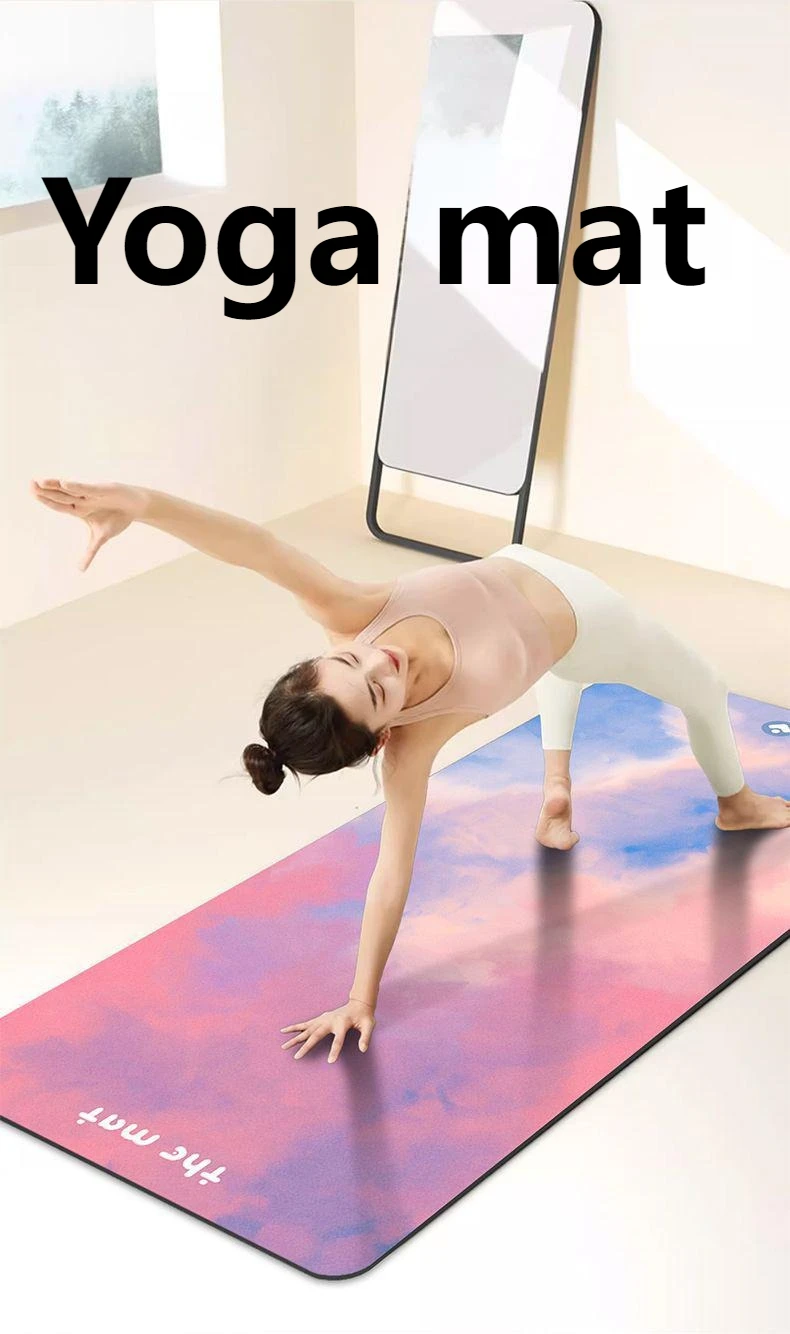 

Очень большой нескользящий коврик для йоги толщиной 90x185 см для домашнего спортзала и танцев — коврик для упражнений высокой плотности, амортизирующий Noise 요가