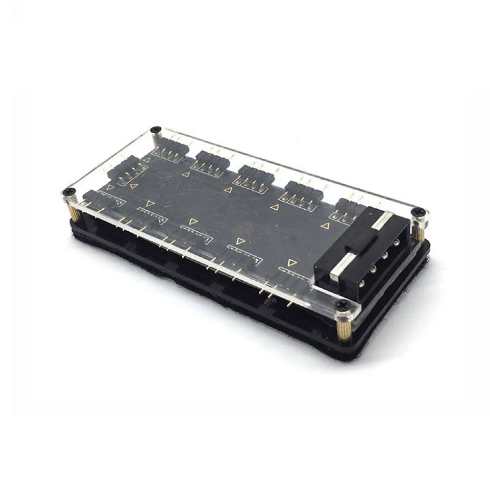 마더 보드 RGB 허브, 선풍기 허브, 5V, 3 핀, 1 개