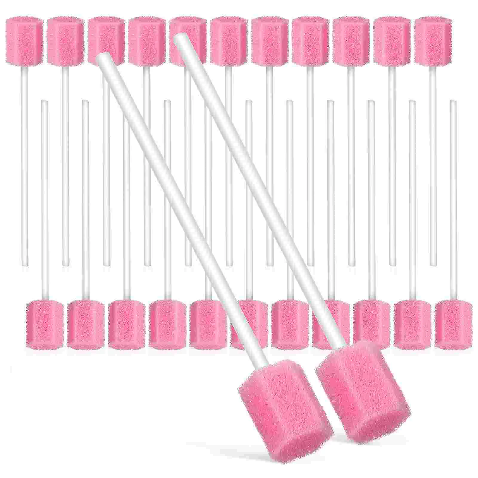 

250 Pcs Toothpick Disposable Oral Cotton Elder Care Mouth Swabs for Elderly Sponge Swabssponge Adults