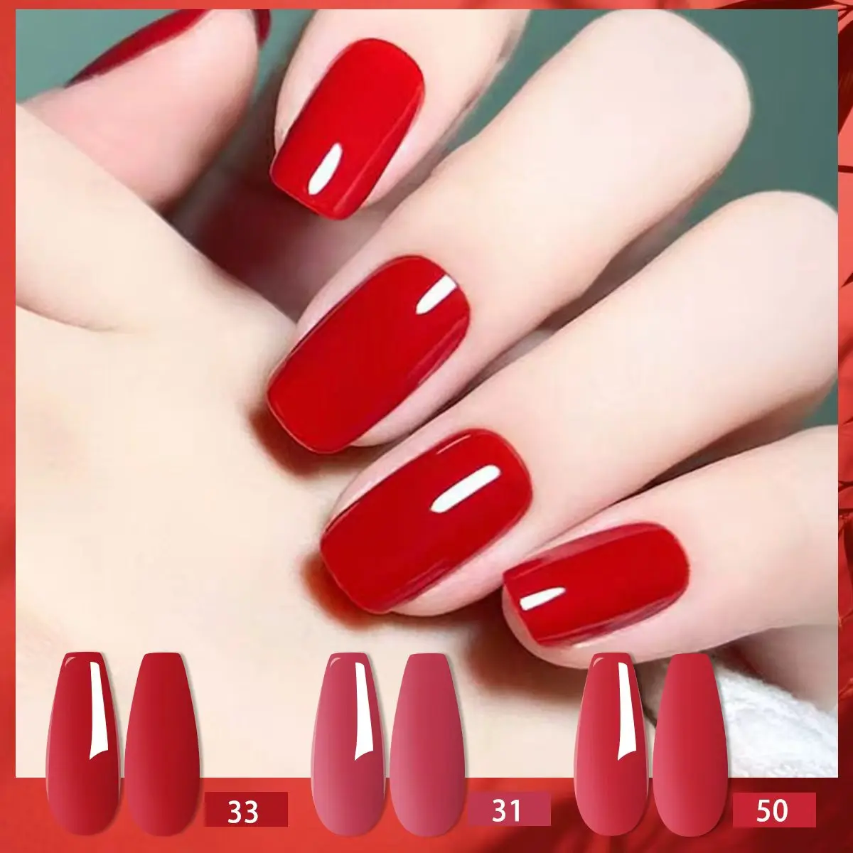 زجاجة فانين 7 مل 1، لون خالص، طلاء أظافر جل أخضر لامع، جل طلاء أظافر أحمر مختار، شكل زجاجة جديد، مصباح الأشعة فوق البنفسجية سريع الجفاف، ألوان كاملة، ليس من السهل أن يسهل استخدامها في صالونات الأظافر، جل طلاء الأظافر العصرية للنساء