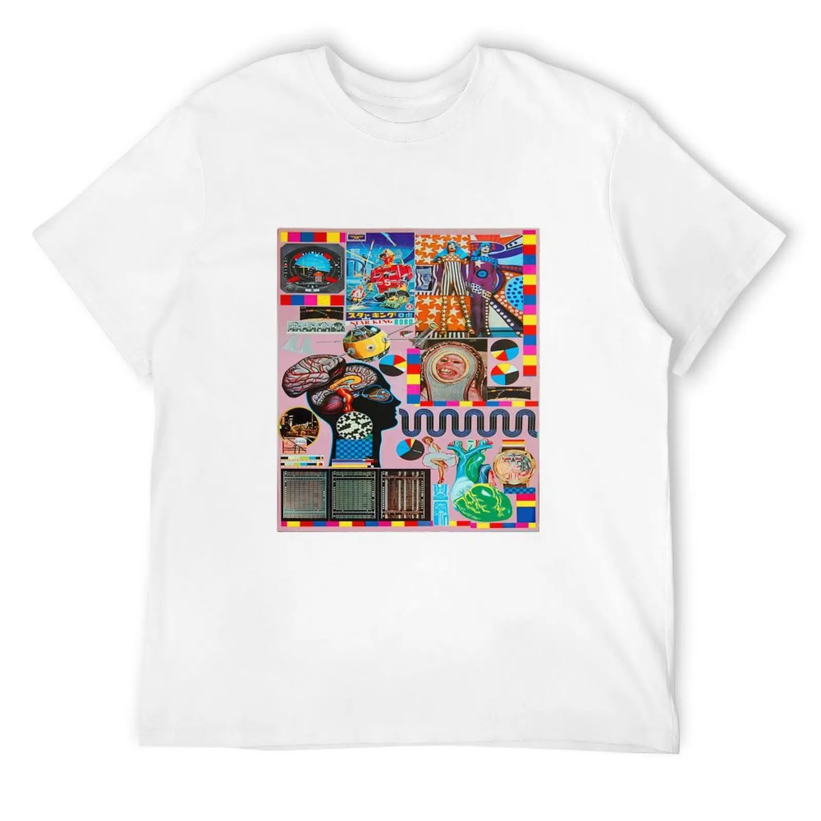 Eduardo Paolozzi Hollywood Wax Museum 1970 T-Shirt customizeds funny gifts Men's cotton t-shirt