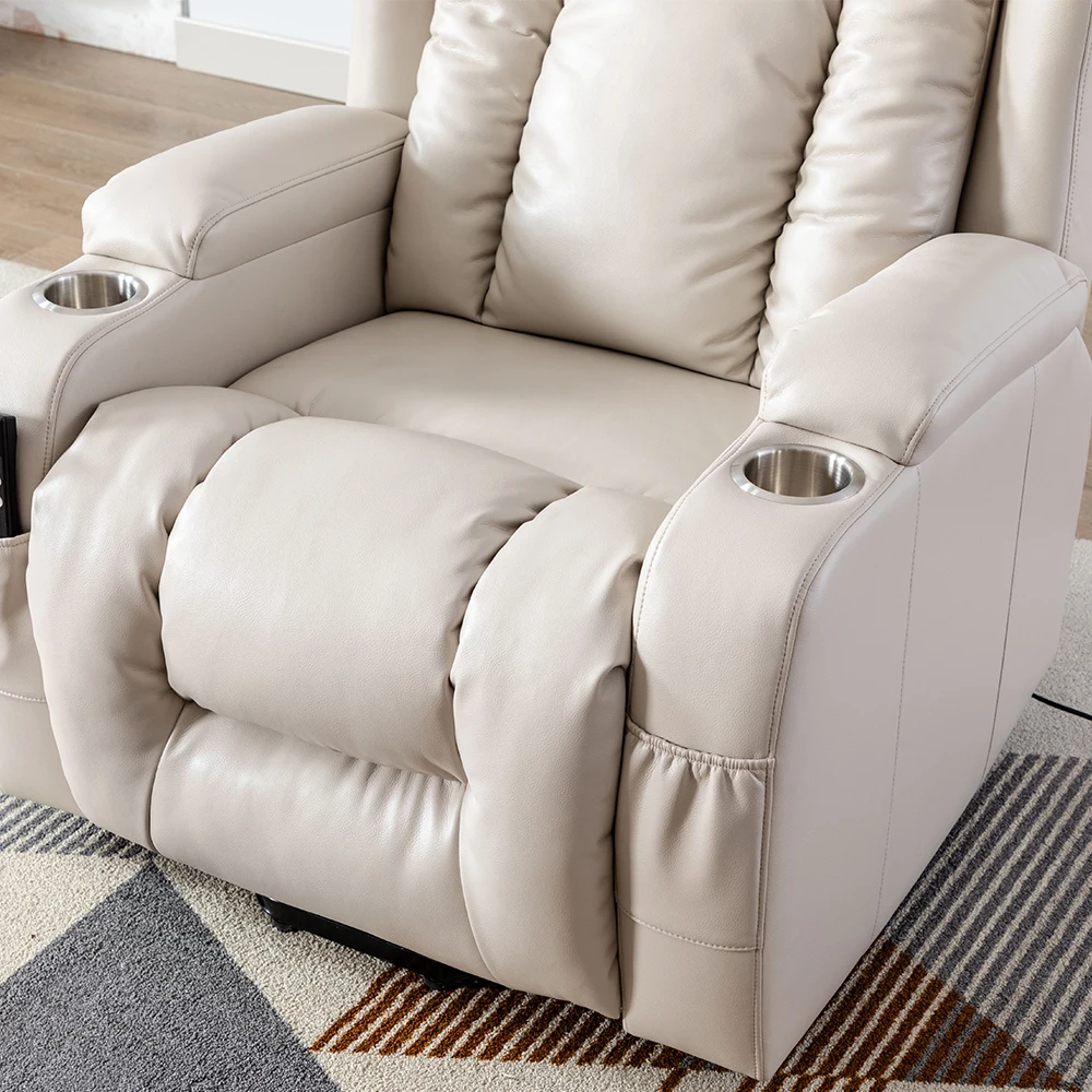 كرسي كهربائي حديث مريح بمقعد واحد، كرسي رفع كهربائي قابل للتعديل لكبار السن #6