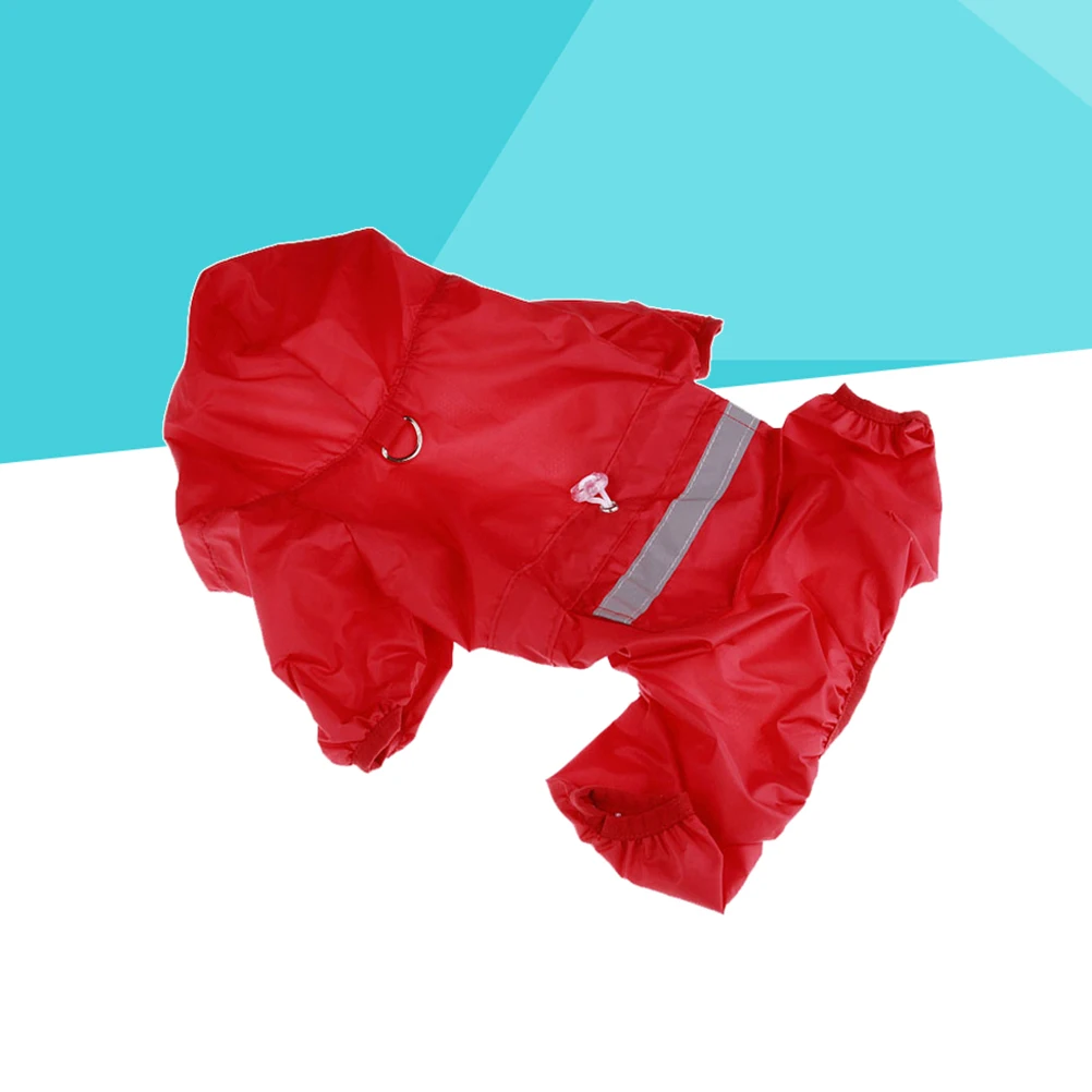 

Rainproof Dog Clothes Lightweight Raincoat Jacket for Small Dogs with Hat Raincoats