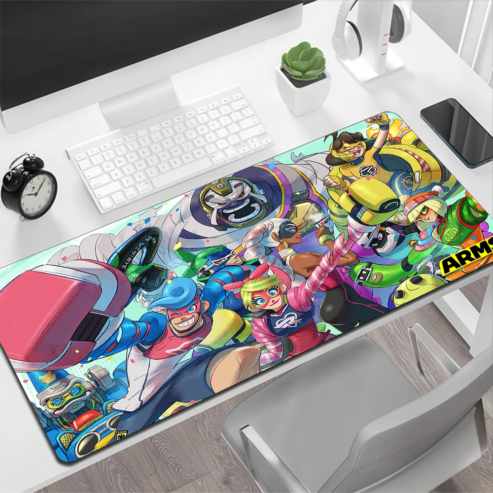 ARMS Primavera Homem Gaming Mouse Pad, Grande PC Gamer Computer Mouse Mat, Big Mousepad, Teclado Mause Desk, XXL