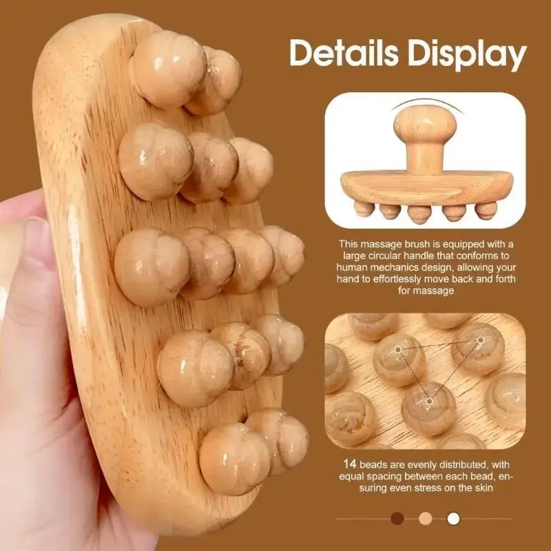 

Wood Therapy Fascia Release Massage Tools Wooden Massage Brush Gua Sha Body Sculpting Tool Smooth The Meridians And Massage