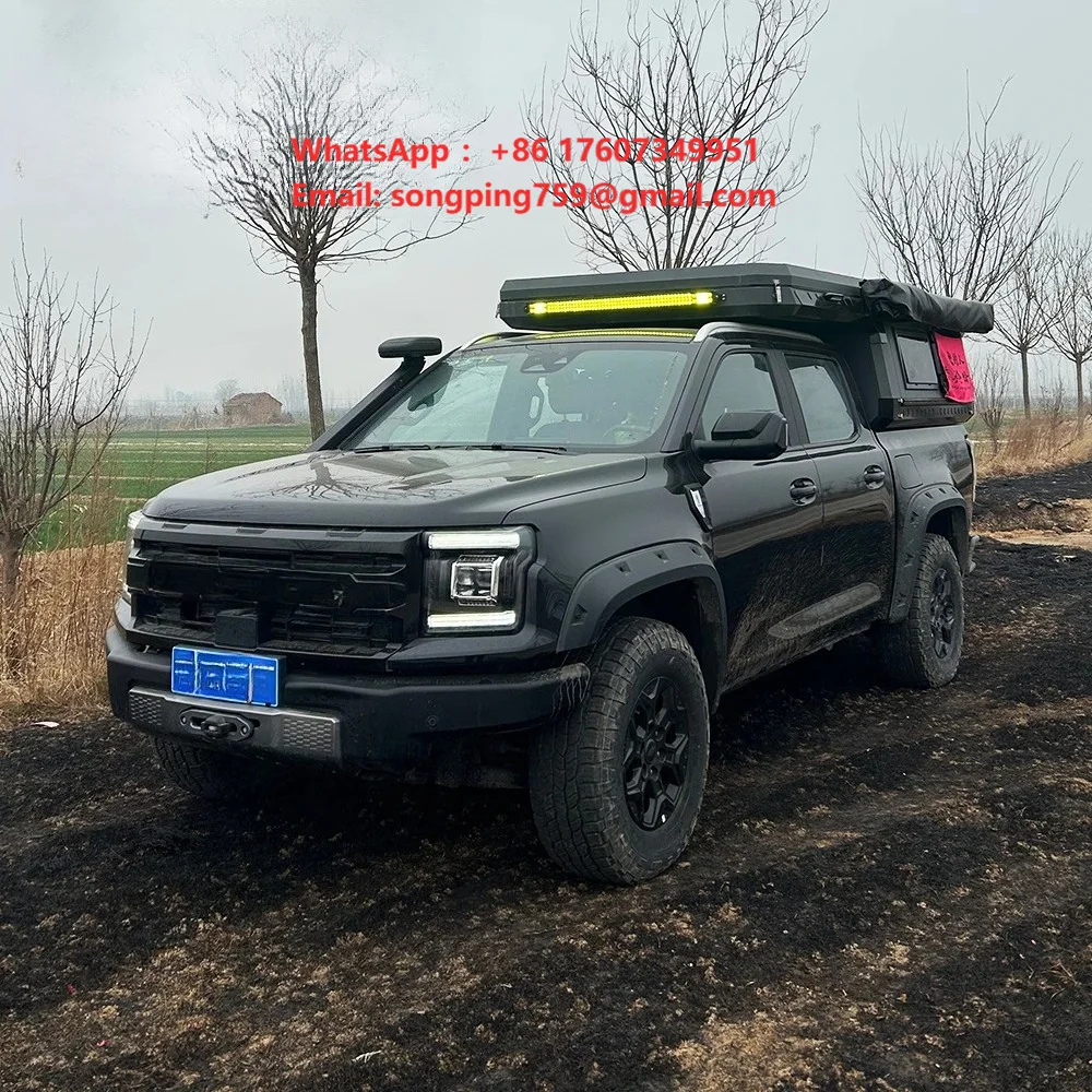 Bespoke Hard Shell Metal Pop up Ute Canopy Easy Detachable Roof Top Tent Camper Quick Setup Tent for Outdoor Journey