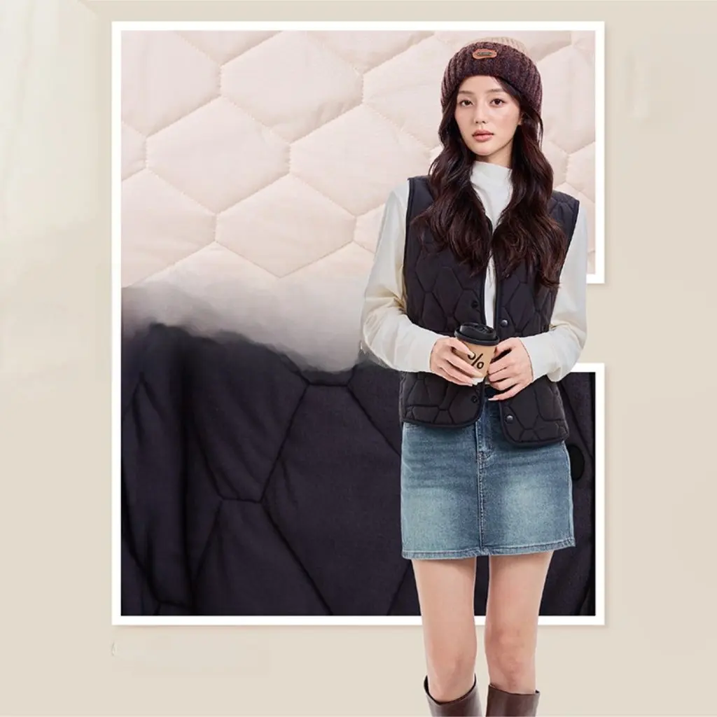 

Warm Autumn Winter Vests Korean Style Cardigans for Men And Women Lightweight Heat-Retaining Sheep Wool Vests for Couples 5611
