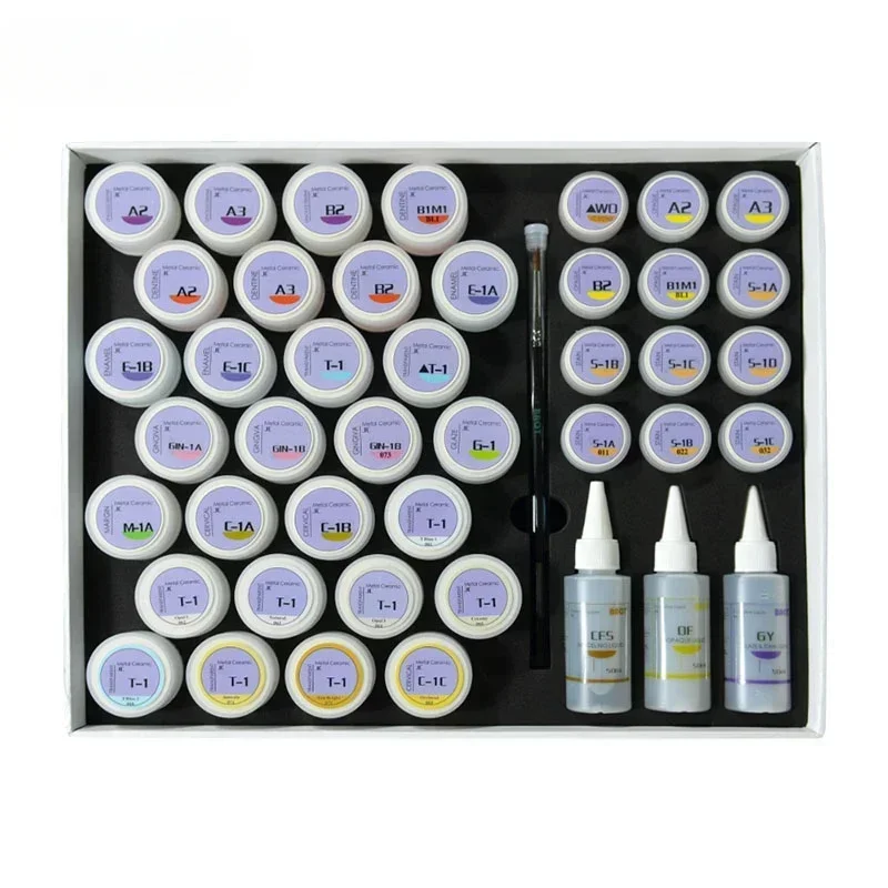 

porcelain powder dental lab ceramic powder dental porcelain material teeth set Master Kit Hot sales