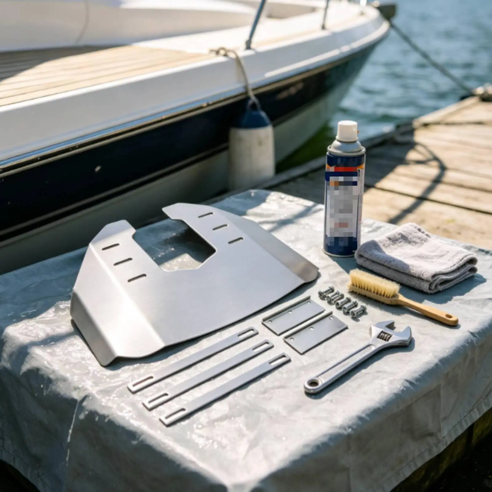 Water Pressure Plate counterCavitation Hardware Easy to Install for Boats