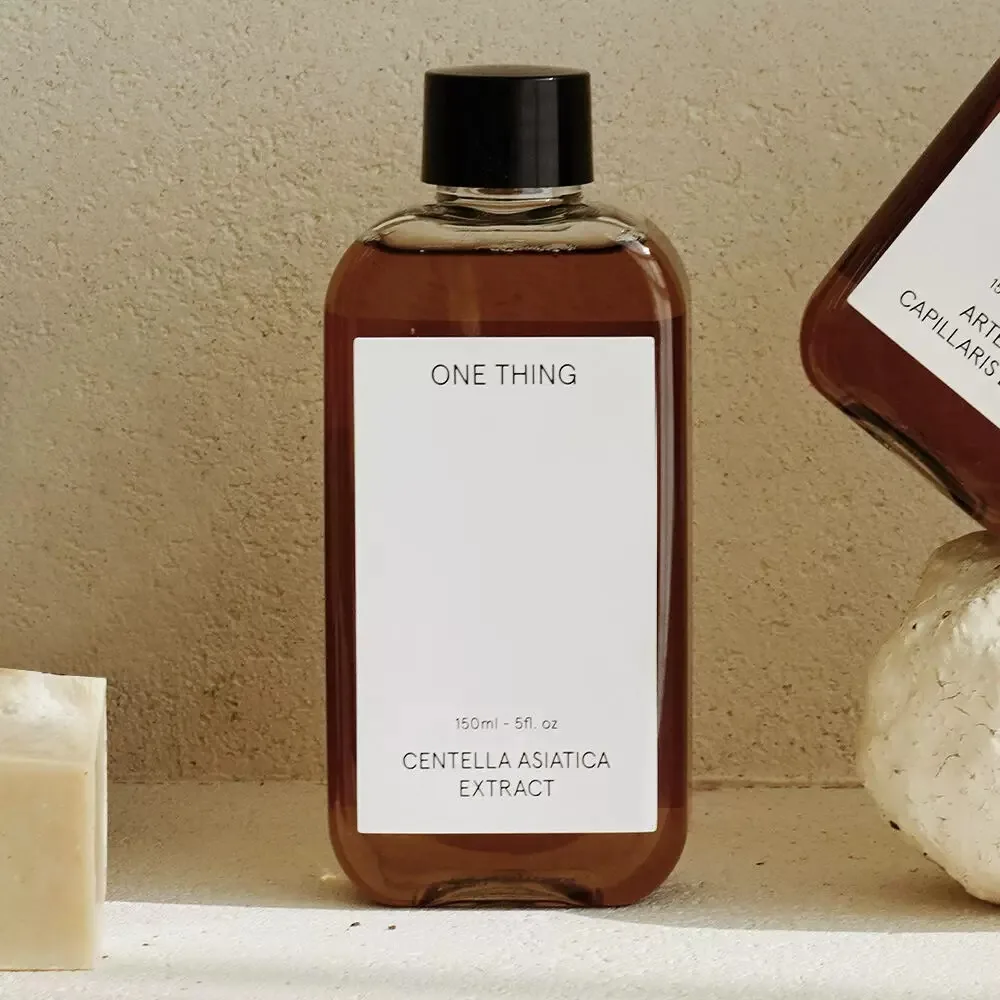 Tónico con Extracto de Centella Asiática ONE THING 150ml, Tónico Natural Calmante y Suavizante para Piel Sensible, Reparación Hidratante Profunda