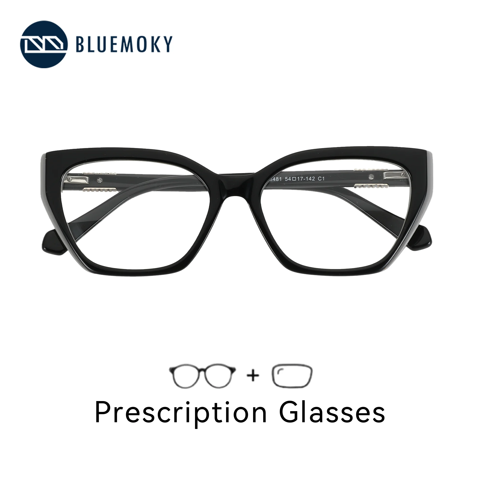 

BLUEMOKY квадратные ацетатные очки по рецепту для женщин оптические очки специальной формы с защитой от синего света фотохромные/при близорукости