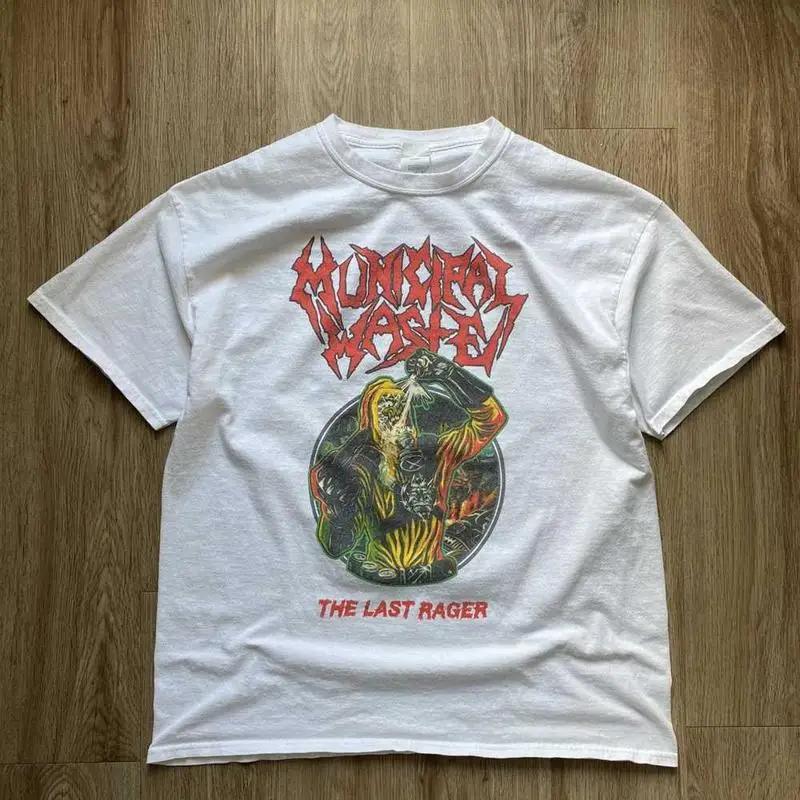 Rare Municipal Waste Cotton Men All Size Nls5 100 T shirt
