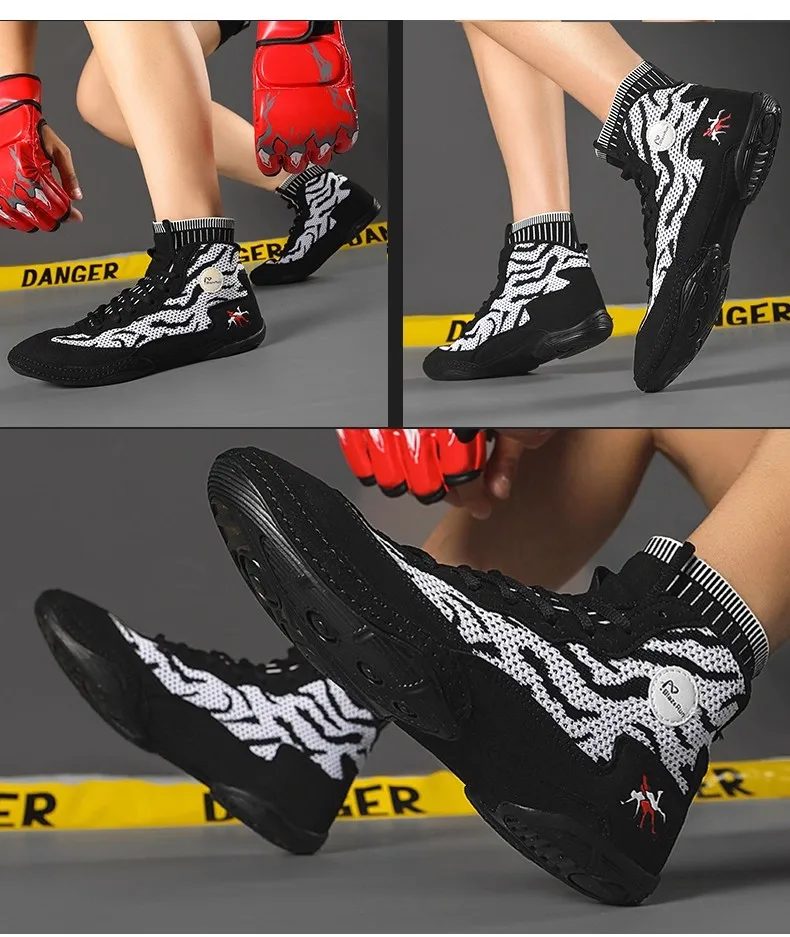 

Summer Bestseller: New Lightweight Breathable Professional Wrestling Power Shoes Training Boxing Shoes