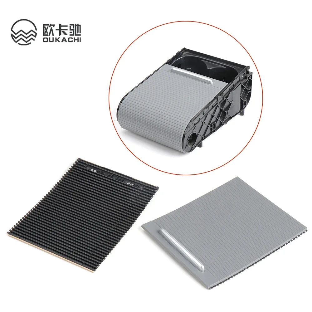 Car Center Console Sliding Shutters Cup Holder Roller Blind Cover 3CD857503 For Volkswagen VW Magotan Passat CC B6 B7 2008-2016