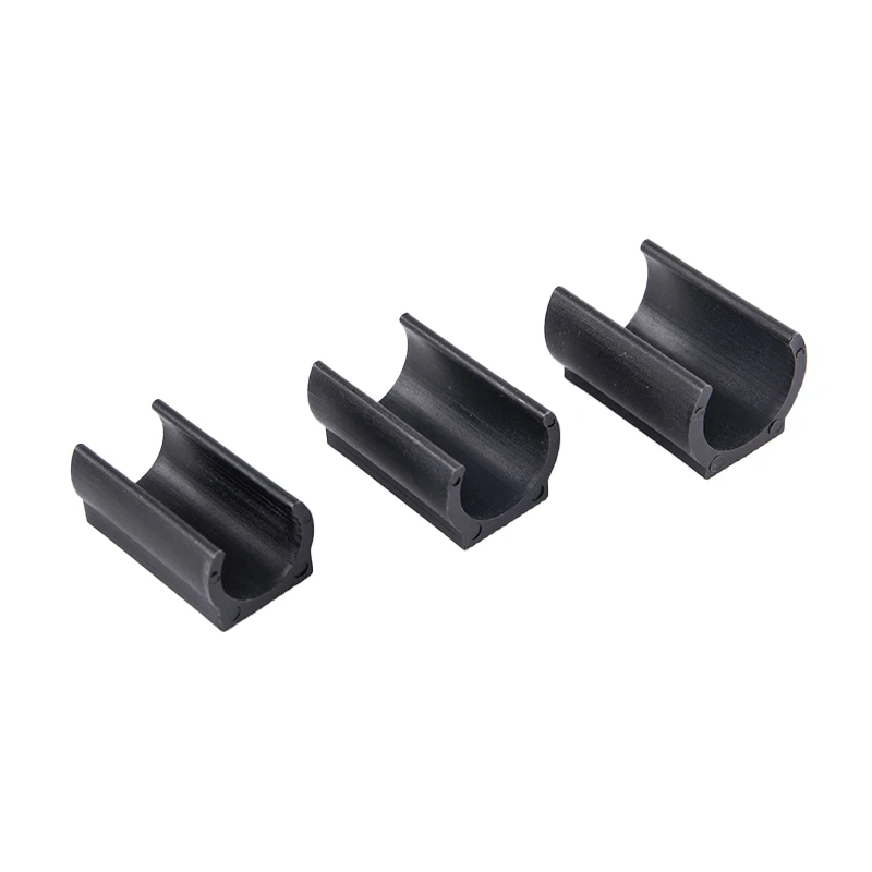 10 pz durevole a forma di U sedia gamba Pad utile antiscivolo tubo Caps Anti-anteriore inclinazione ammortizzatore sgabello tubo morsetto scivola protezione del pavimento