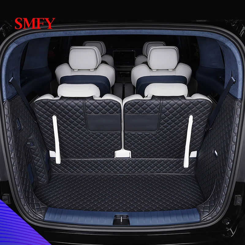 For ZEEKR 009 2022-2024 Interior Accessories Car Trunk Mats Cargo LIner Anti-dirty Protector Rear Tailbox Carpet Cover Pads