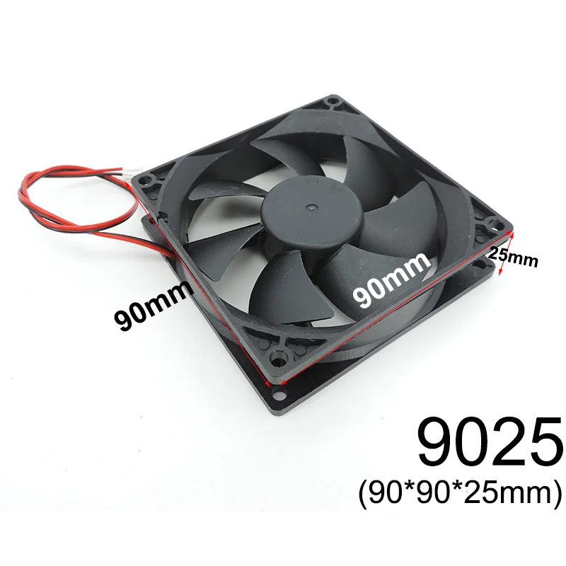 4010 12025 8010 30 mm DC 5 V 12 V 24 V Lüfter bürstenloser Motorgehäuse leise 40 mm 50 mm 60 mm 70 mm 80 mm 90 mm 120 mm für 3D-Druck 2PIN