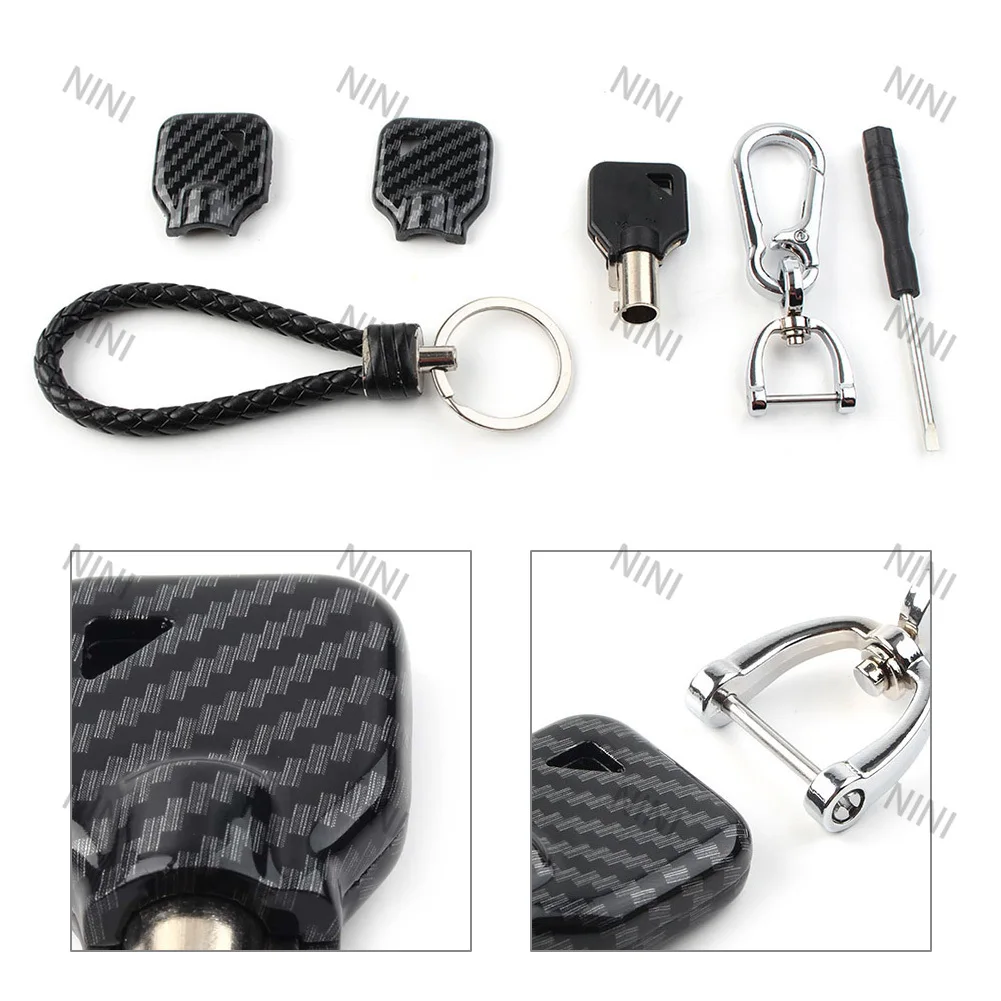 Motocicleta para harley touring street glide road king dyna softail fat boy v-rod lâmina sem cortes chave em branco embrião