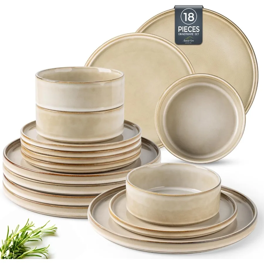 

Наборы керамической посуды. Наборы каменных тарелок и мисок ручной работы с реактивной глазурью. Устойчивые к сколам посудомоечные машины и трещинам.