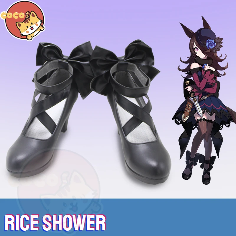 Rice Shower Cosplay Shoes Anime Uma Musume Rice Shower Shoes Unisex Role Play Any Size Shoes CoCos