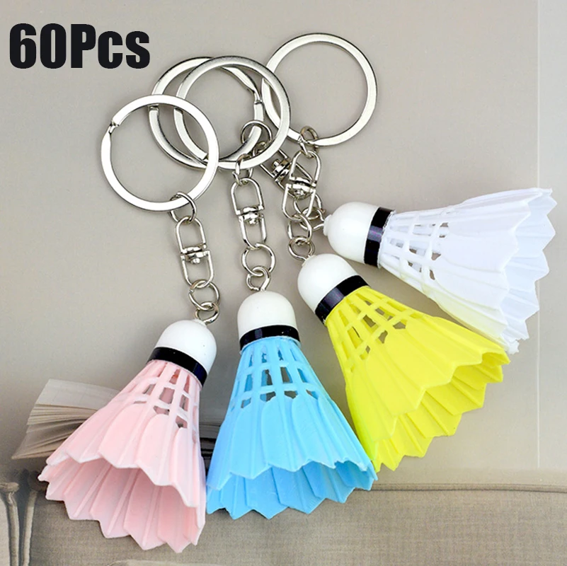 60-llaveros-mini-de-badminton-accesorios-deportivos-para-decoracion-de-mochilas-y-llaves