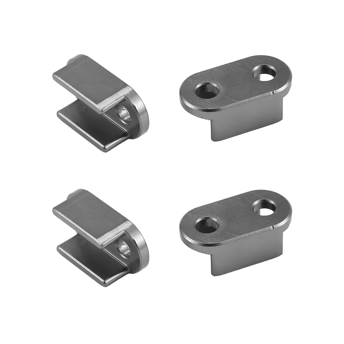 A03V for WPL D12 B14 B24 B16 B36 RC Truck Car Upgrade Parts Shock Absorber Leaf Springs Fixed Seat Mounting Bracket,Titanium