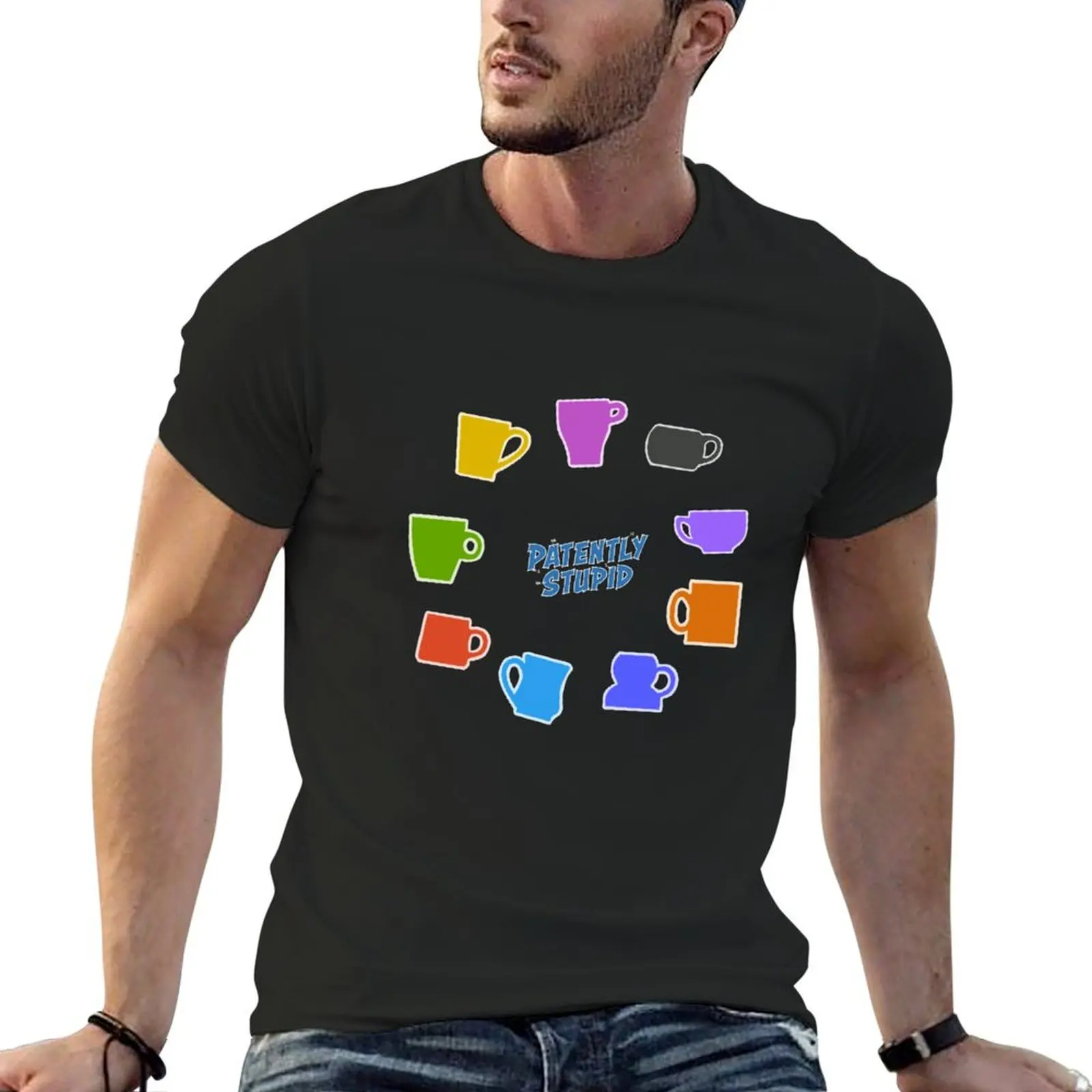 Jackbox Party - Patently Stupid T-Shirt tops man t shirt vintage plus size clothes plain black t shirts men