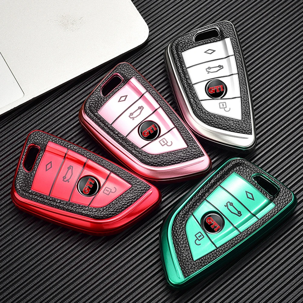 5/10PC Auto Metal Badge Sticker Car Remote Key Logo Decal for Volkswagen R GTI Golf Polo Tiguan Passat Jetta Caddy Beetle Sharan