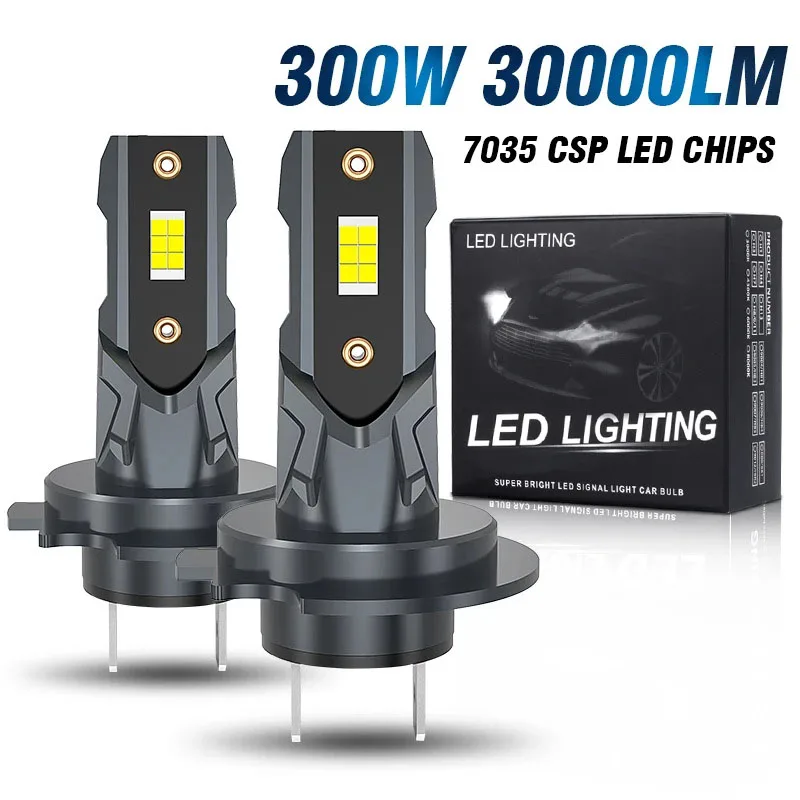 

M7-1:1 LED Car Headlight H7 Direct Plug High Brightness Spotlight High Power Heat