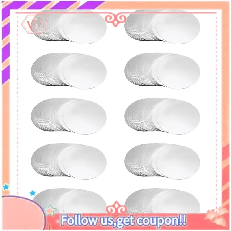 

AT84-1000Pcs 3Inch Silver Wine Pourer Disk Drip-Proof Drip Pouring Pour Spout Wine Pouring Disk