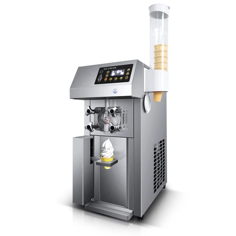 ZM-A122 Ice Cream Machine Fully Automatic One-button Self-service Commercial Ice Cream Machine Ice Cream Single Head