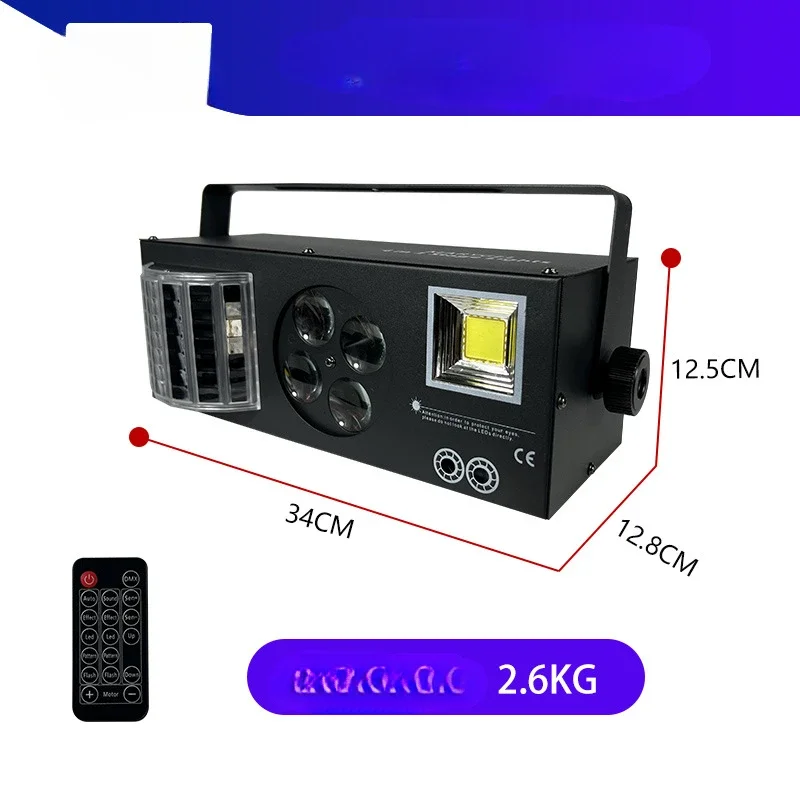 Luce da palcoscenico 4 in 1 Farfalla Led Flash Effect Bar Strobe Ktv Atmosfera transfrontaliera Dj Luce laser