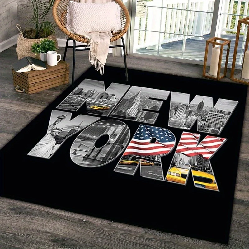Funny Money Calling Phone Interface Print Large Area Rug Soft Flannel Non Slip Floor Carpet for Living Room Modern Creative Home