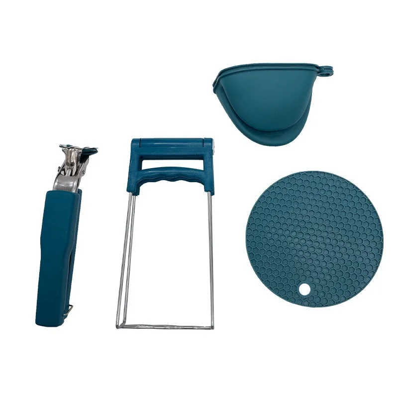 New Anti-scalding Clip Disc Lifter Steamer Clamp Silicone Gloves Microwave Oven Tray Non-Slip Pan Gripper Kitchen Accessories