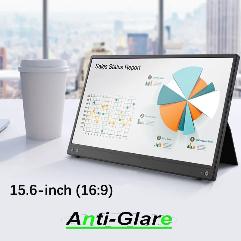 2X couvercle de protection Ultra clair/Anti-�blouissement pour ASUS ZenScreen MB16AHV MB16AHG MB166B MB166CR MB169CK moniteur Portable 15.6 pouces 16:9