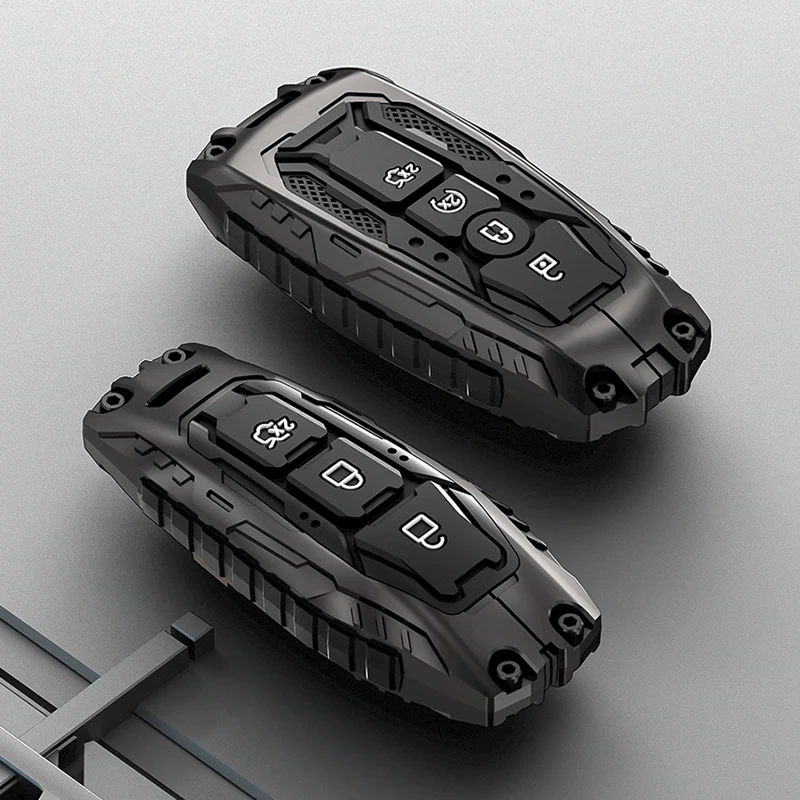 

3/4 Button Car Key Case Full Cover for Ford Fusion Mustang Explorer F150 F250 F350 EcoSport Edge S-MAX Ranger Lincoln Mondeo