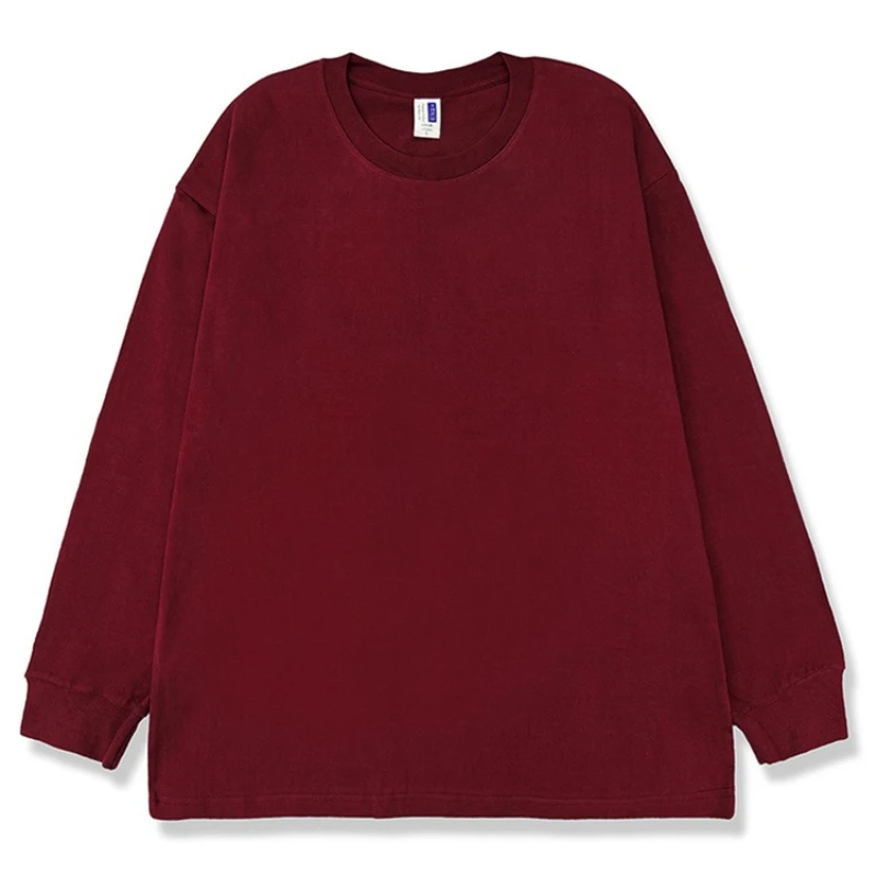 Herbst Winter Casual O-kragen Reine Baumwolle Einfache Pullover frauen Solide Lose Langarm T-shirt Vielseitig Basis Schicht tops
