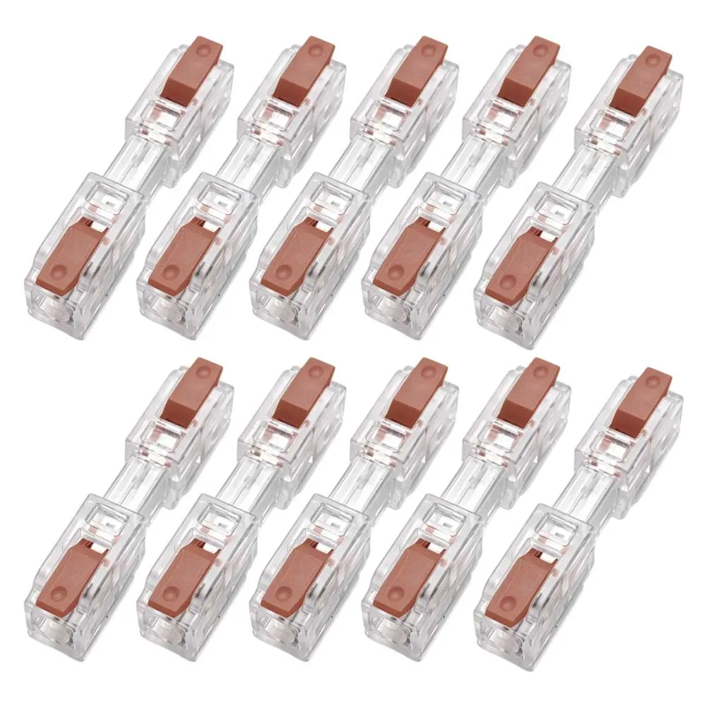 10Pcs Style Wire Connectors Made from PA66 Nylon for Safe Reliable Connections in Lighting and Power Distribution Tasks