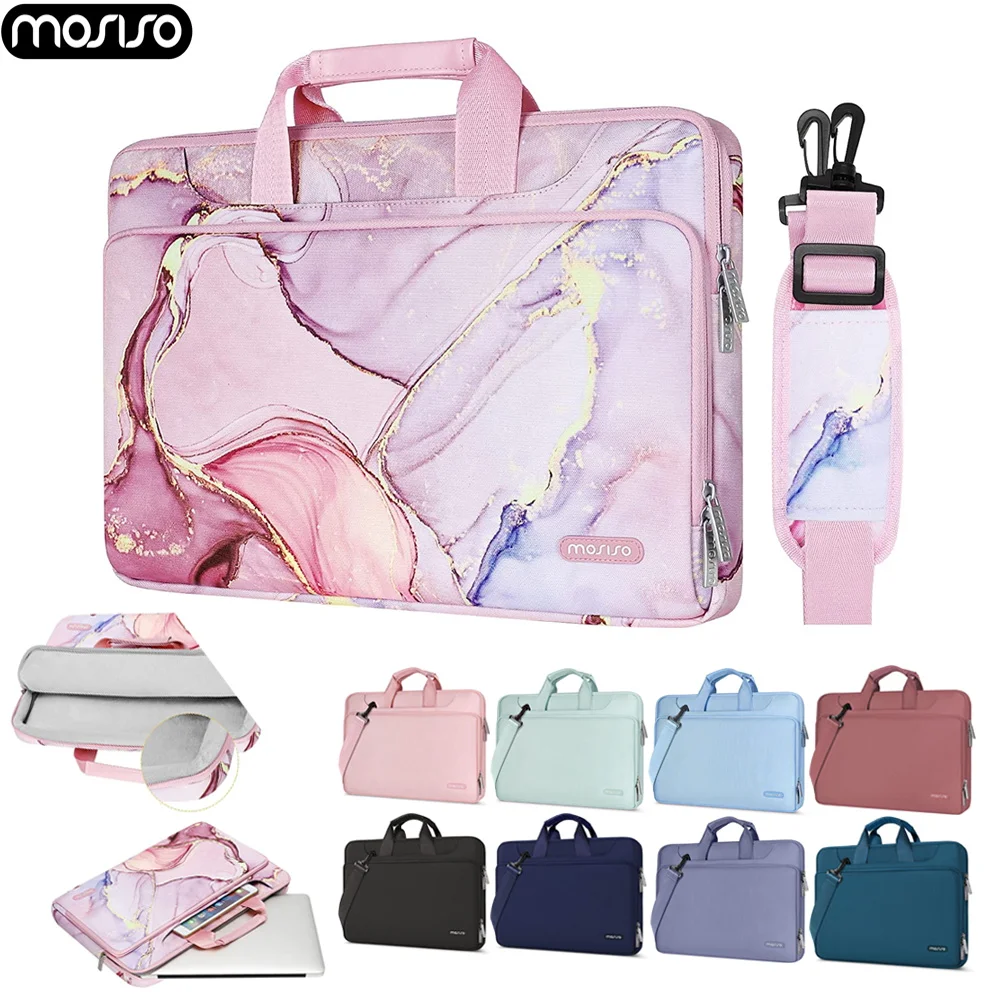 Laptop Bag Case 13.3 14 15.6 16 17.3 inch Sleeve Bag for M1 M2 Macbook Air Pro Computer Shoulder Huawei HP Handbag Briefcase Bag