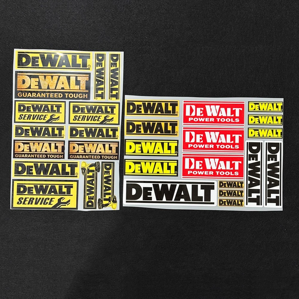 DeWalt Logo Vinyl reflecterend - Workshop Tools Logo recensie en prijs