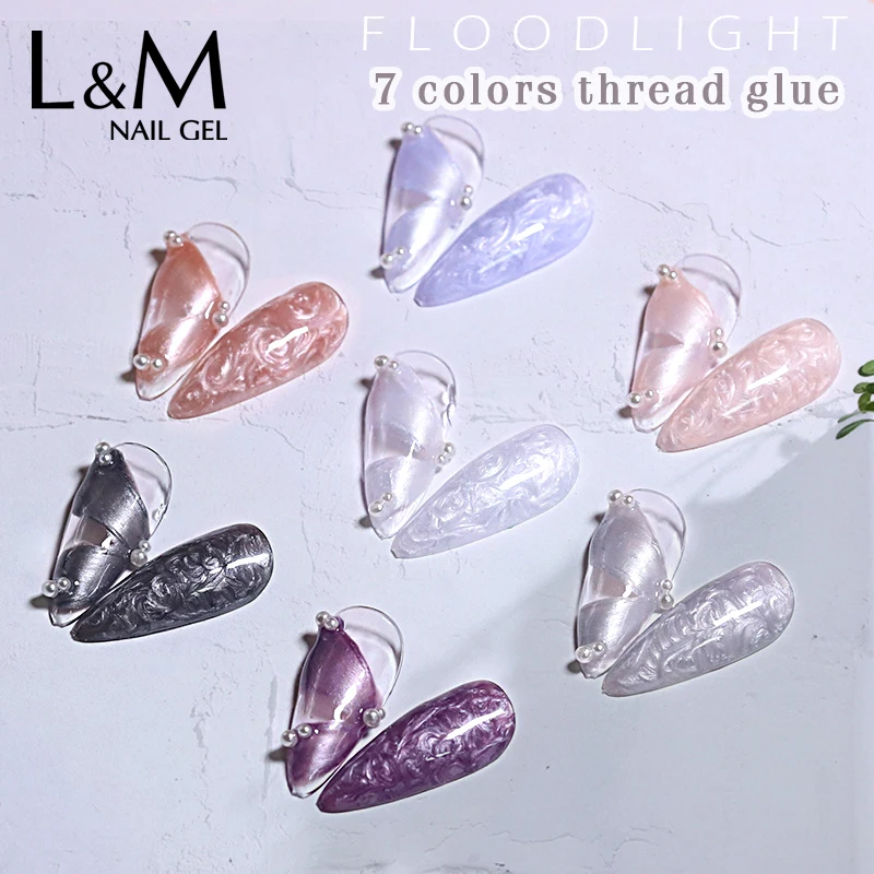 Thread Gel Nail Polish 8g Semi Permanent Varnish Nail Art All for Manicure Need UV LED lamp Base Top coat Nails Gel Polish